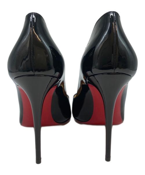 Christian Louboutin（クリスチャン・ルブタン）Christian Louboutin (クリスチャン・ルブタン) HOT CHICK 100 PATENT ブラック サイズ:SIZE 37の古着・服飾アイテム