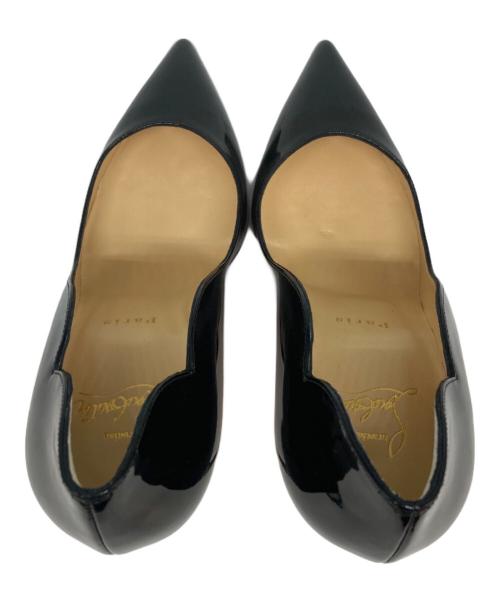 Christian Louboutin（クリスチャン・ルブタン）Christian Louboutin (クリスチャン・ルブタン) HOT CHICK 100 PATENT ブラック サイズ:SIZE 37の古着・服飾アイテム