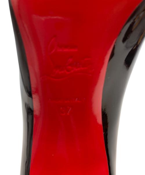 Christian Louboutin（クリスチャン・ルブタン）Christian Louboutin (クリスチャン・ルブタン) HOT CHICK 100 PATENT ブラック サイズ:SIZE 37の古着・服飾アイテム