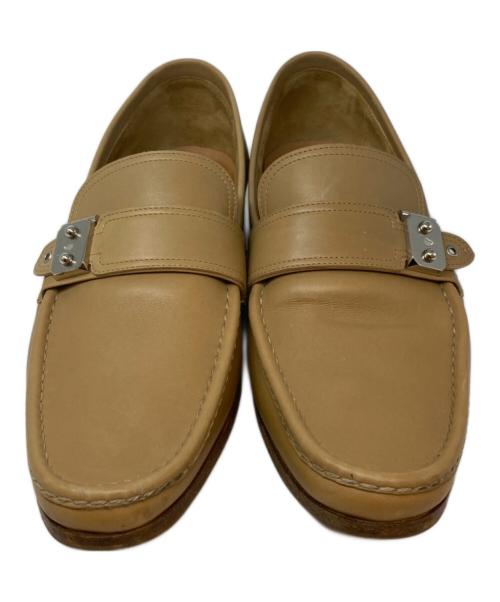 HERMES（エルメス）HERMES (エルメス) ローファー ベージュ サイズ:SIZE 41の古着・服飾アイテム