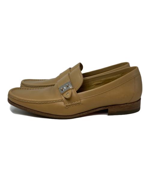HERMES（エルメス）HERMES (エルメス) ローファー ベージュ サイズ:SIZE 41の古着・服飾アイテム