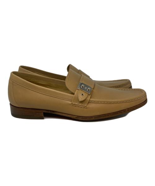 HERMES（エルメス）HERMES (エルメス) ローファー ベージュ サイズ:SIZE 41の古着・服飾アイテム
