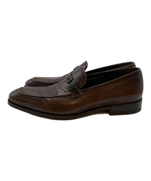 Salvatore Ferragamo（サルヴァトーレ フェラガモ）Salvatore Ferragamo (サルヴァトーレ フェラガモ) ローファー ブラウン サイズ:7 1/2の古着・服飾アイテム