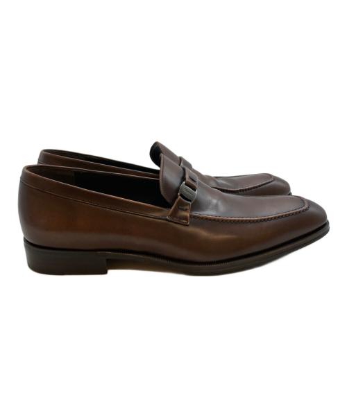 Salvatore Ferragamo（サルヴァトーレ フェラガモ）Salvatore Ferragamo (サルヴァトーレ フェラガモ) ローファー ブラウン サイズ:7 1/2の古着・服飾アイテム