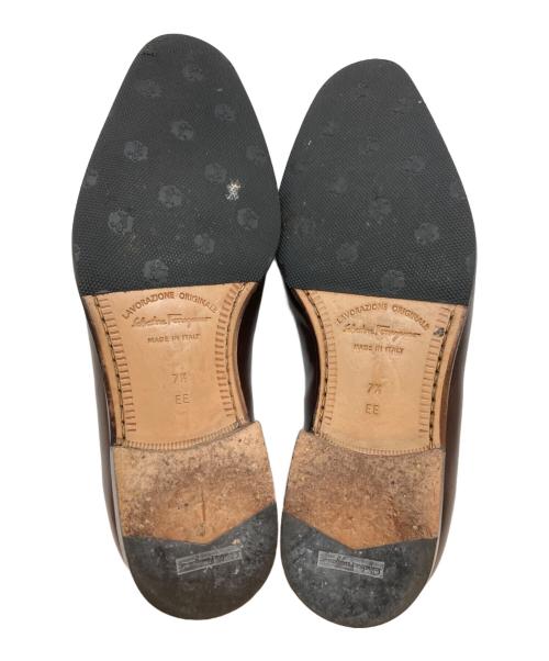 Salvatore Ferragamo（サルヴァトーレ フェラガモ）Salvatore Ferragamo (サルヴァトーレ フェラガモ) ローファー ブラウン サイズ:7 1/2の古着・服飾アイテム