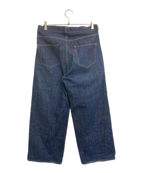 RICE NINE TEN（ライスナインテン）RICE NINE TEN (ライスナインテン) ワイドデニムパンツ ブルー サイズ:SIZE Mの古着・服飾アイテム