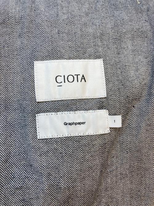 Graphpaper（グラフペーパー）Graphpaper (グラフペーパー) CIOTA (シオタ) Suvin Cotton Denim Jacket インディゴ サイズ:SIZE Sの古着・服飾アイテム