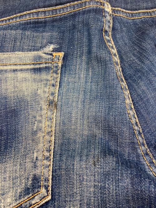 DSQUARED2（ディースクエアード）DSQUARED2 (ディースクエアード) クラッシュ加工デニム インディゴ サイズ:SIZE 46の古着・服飾アイテム