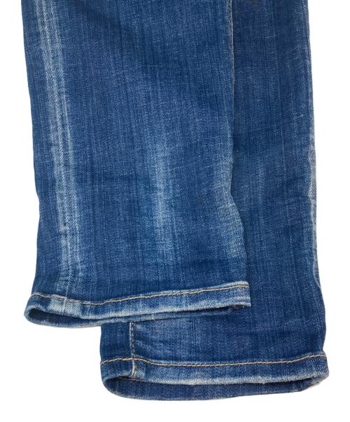 DSQUARED2（ディースクエアード）DSQUARED2 (ディースクエアード) クラッシュ加工デニム インディゴ サイズ:SIZE 46の古着・服飾アイテム