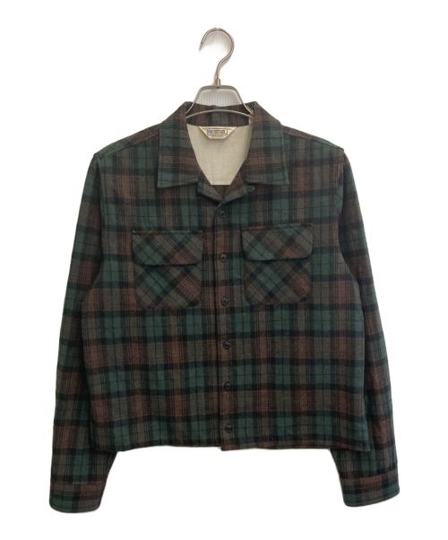 FIVE BROTHER（ファイブブラザー）FIVE BROTHER (ファイブブラザー) ネルシャツ グリーン サイズ:SIZE Sの古着・服飾アイテム