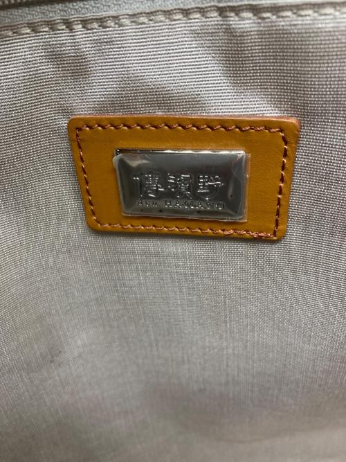 Hamano（ハマノ）HAMANO (ハマノ) クラシックトートキャンバス ベージュ×ブラウンの古着・服飾アイテム