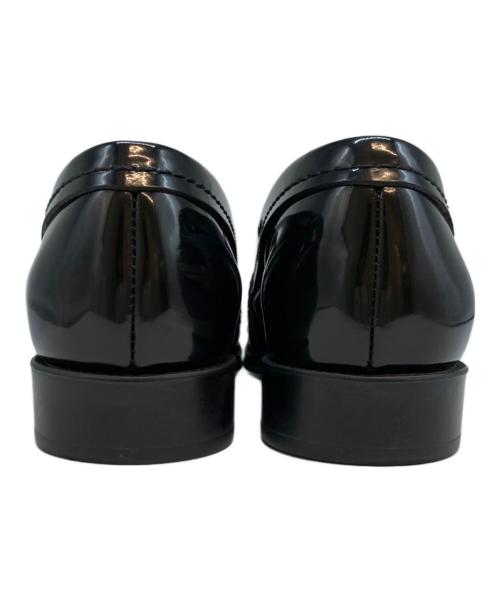 TOD'S（トッズ）TOD'S　 (トッズ) フリンジ レザー ローファー ブラック サイズ:36 1/2の古着・服飾アイテム