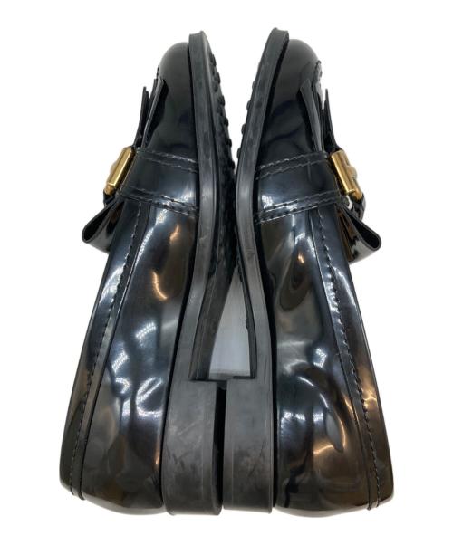 TOD'S（トッズ）TOD'S　 (トッズ) フリンジ レザー ローファー ブラック サイズ:36 1/2の古着・服飾アイテム