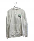 stussyステューシー）の古着「ダイスプリントパーカー」｜ホワイト