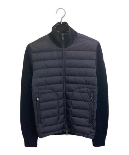 MONCLER（モンクレール）MONCLER (モンクレール) TRICOT CARDIGAN ニット切替ダウンジャケット ネイビー サイズ:SIZE Sの古着・服飾アイテム