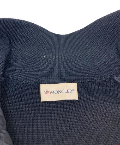 MONCLER（モンクレール）MONCLER (モンクレール) TRICOT CARDIGAN ニット切替ダウンジャケット ネイビー サイズ:SIZE Sの古着・服飾アイテム