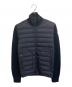 MONCLER（モンクレール）の古着「TRICOT CARDIGAN ニット切替ダウンジャケット」｜ネイビー