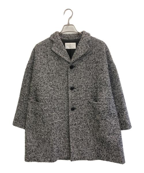 MACPHEE（マカフィー）MACPHEE (マカフィー) ブロークンツイード オーバーサイズドコート グレー サイズ:SIZE S (36)の古着・服飾アイテム