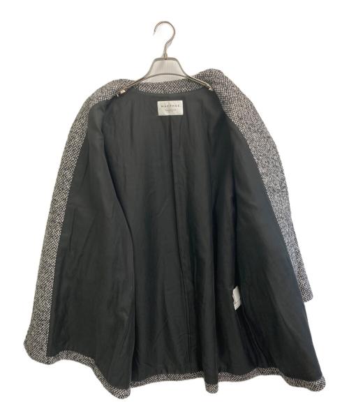 MACPHEE（マカフィー）MACPHEE (マカフィー) ブロークンツイード オーバーサイズドコート グレー サイズ:SIZE S (36)の古着・服飾アイテム