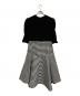 BORDERS at BALCONY (ボーダーズアットバルコニー) MERMAID DRESS ブラック×ホワイト サイズ:36：14000円