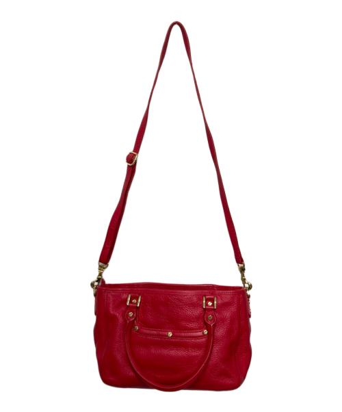TORY BURCH（トリーバーチ）TORY BURCH (トリーバーチ) レザーショルダーバッグ レッドの古着・服飾アイテム