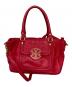 TORY BURCH（トリーバーチ）の古着「レザーショルダーバッグ」｜レッド