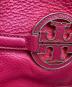 中古・古着 TORY BURCH (トリーバーチ) レザーショルダーバッグ レッド：8000円