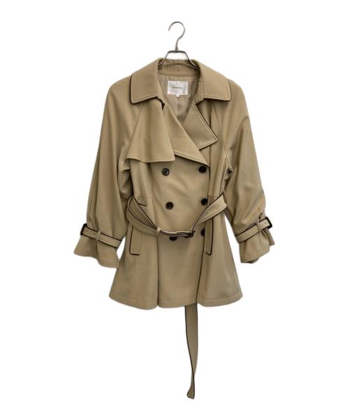 Rirandture（リランドチュール）Rirandture (リランドチュール) ショートレングスＡライントレンチコート ベージュ サイズ:Mの古着・服飾アイテム