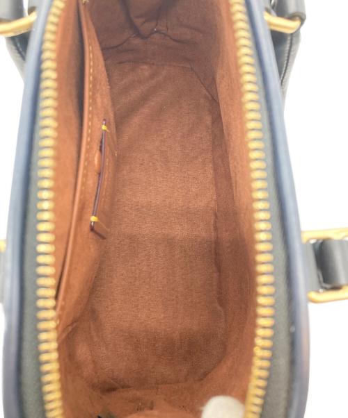 COACH（コーチ）COACH (コーチ) レヴェル バッグ・カラーブロック 2WAY レザー ショルダーバッグ ブルーの古着・服飾アイテム