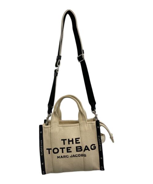MARC JACOBS（マークジェイコブス）MARC JACOBS (マークジェイコブス) THE JACQUARD SMALL / MINI TOTE BAG アイボリーの古着・服飾アイテム