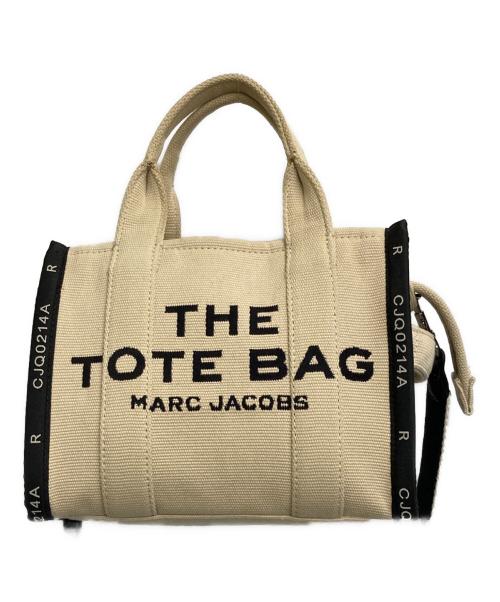 MARC JACOBS（マークジェイコブス）MARC JACOBS (マークジェイコブス) THE JACQUARD SMALL / MINI TOTE BAG アイボリーの古着・服飾アイテム
