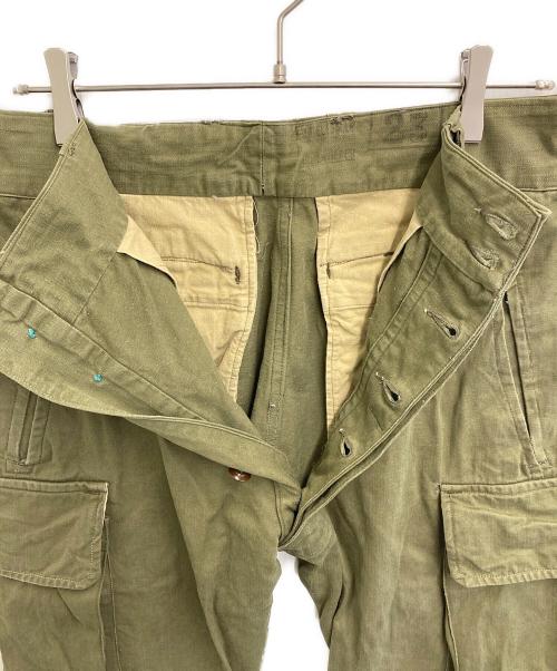 French Army（フランス軍）French Army (フランス軍) M-47 カーゴパンツ オリーブ サイズ:SIZE 23の古着・服飾アイテム