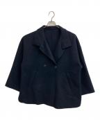 SLOBE IENAスローブ イエナ）の古着「souple wool ダブルフェイススタンドコート」｜ネイビー