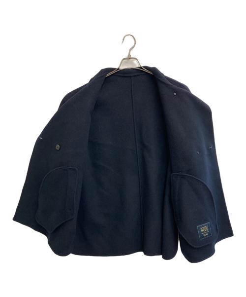 SLOBE IENA（スローブ イエナ）SLOBE IENA (スローブ イエナ) souple wool ダブルフェイススタンドコート ネイビー サイズ:SIZE Freeの古着・服飾アイテム