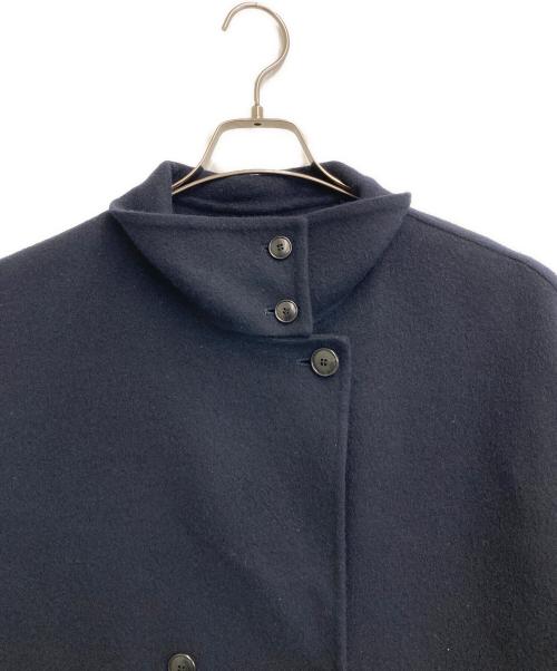 SLOBE IENA（スローブ イエナ）SLOBE IENA (スローブ イエナ) souple wool ダブルフェイススタンドコート ネイビー サイズ:SIZE Freeの古着・服飾アイテム