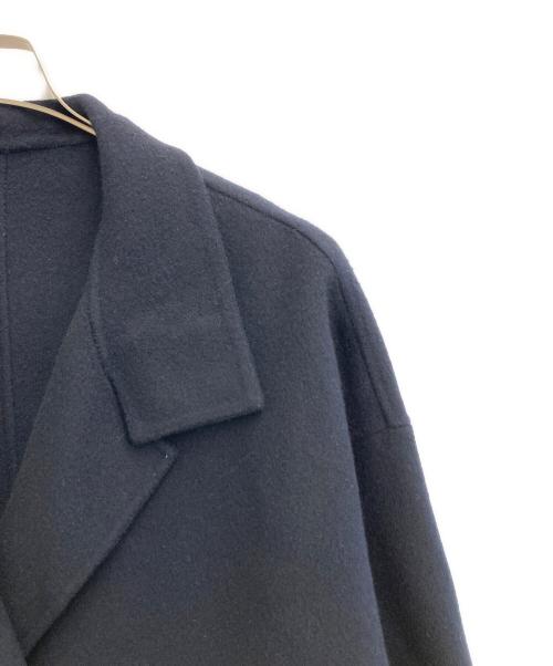 SLOBE IENA（スローブ イエナ）SLOBE IENA (スローブ イエナ) souple wool ダブルフェイススタンドコート ネイビー サイズ:SIZE Freeの古着・服飾アイテム