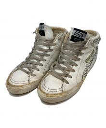 GOLDEN GOOSE（ゴールデングース）の古着「SLIDE ハイカットスニーカー」｜ホワイト