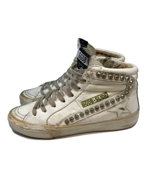 GOLDEN GOOSE（ゴールデングース）GOLDEN GOOSE (ゴールデングース) SLIDE ハイカットスニーカー ホワイト サイズ:36の古着・服飾アイテム