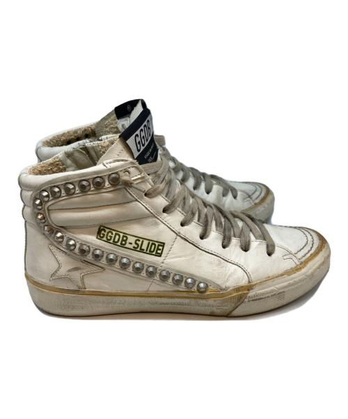 GOLDEN GOOSE（ゴールデングース）GOLDEN GOOSE (ゴールデングース) SLIDE ハイカットスニーカー ホワイト サイズ:36の古着・服飾アイテム