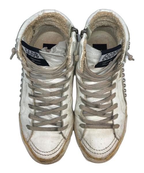 GOLDEN GOOSE（ゴールデングース）GOLDEN GOOSE (ゴールデングース) SLIDE ハイカットスニーカー ホワイト サイズ:36の古着・服飾アイテム