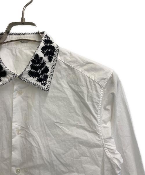 MACPHEE（マカフィー）MACPHEE (マカフィー) 26SS リーフエンブロイダリー レギュラーカラーシャツ ホワイト サイズ:SIZE 36の古着・服飾アイテム