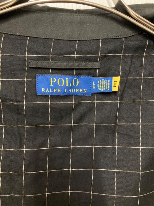 POLO RALPH LAUREN（ポロ・ラルフローレン）POLO RALPH LAUREN (ポロ・ラルフローレン) スイングトップ ブラック サイズ:Ｌの古着・服飾アイテム