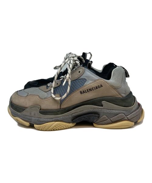 BALENCIAGA（バレンシアガ）BALENCIAGA (バレンシアガ) ローカットスニーカー グレー・ブラック サイズ:EUR43 / USA10 / JP28.5の古着・服飾アイテム