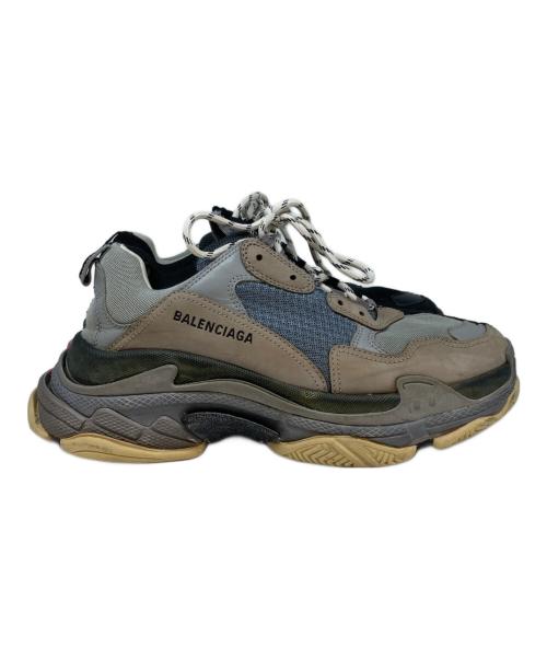 BALENCIAGA（バレンシアガ）BALENCIAGA (バレンシアガ) ローカットスニーカー グレー・ブラック サイズ:EUR43 / USA10 / JP28.5の古着・服飾アイテム