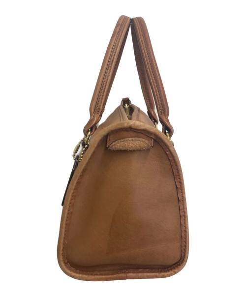 COACH（コーチ）COACH (コーチ) レザーハンドバッグ ブラウンの古着・服飾アイテム