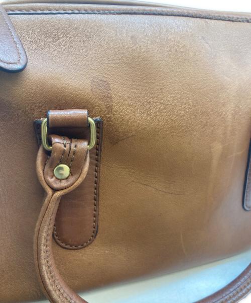 COACH（コーチ）COACH (コーチ) レザーハンドバッグ ブラウンの古着・服飾アイテム