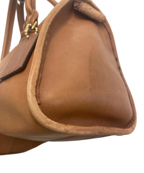 COACH（コーチ）COACH (コーチ) レザーハンドバッグ ブラウンの古着・服飾アイテム