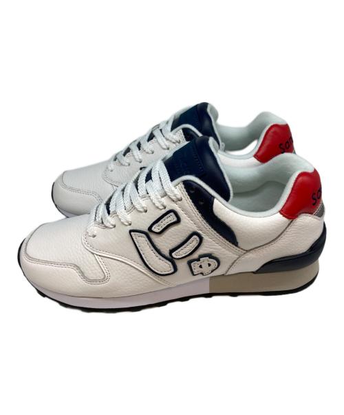 Sangacio（サンガッチョ）Sangacio (サンガッチョ) Tricolor レザースニーカー ホワイト サイズ:US6の古着・服飾アイテム