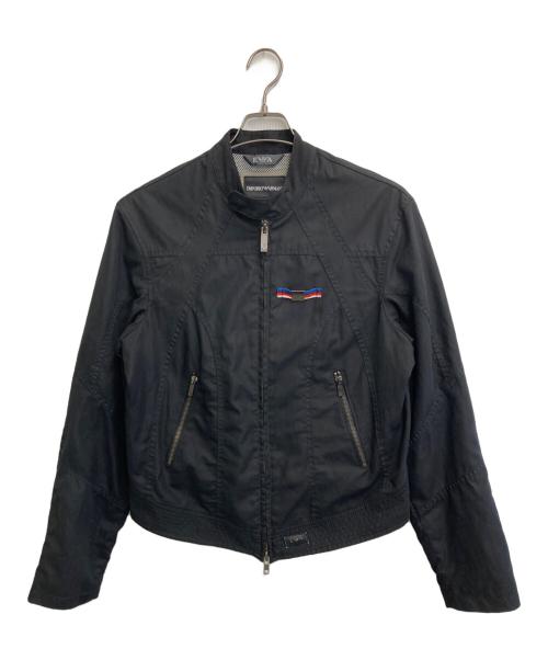 EMPORIO ARMANI（エンポリオ アルマーニ）EMPORIO ARMANI (エンポリオ アルマーニ) スイングトップ ブラック サイズ:SIZE Mの古着・服飾アイテム