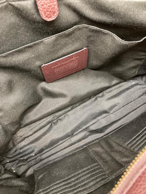 COACH（コーチ）COACH (コーチ) ブリーフケース ボルドーの古着・服飾アイテム